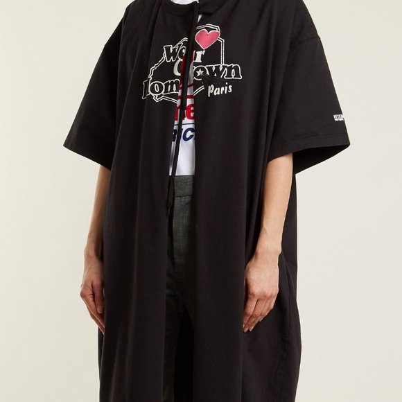 Vetements Printed T-shirt coat - Picture 8 of 8